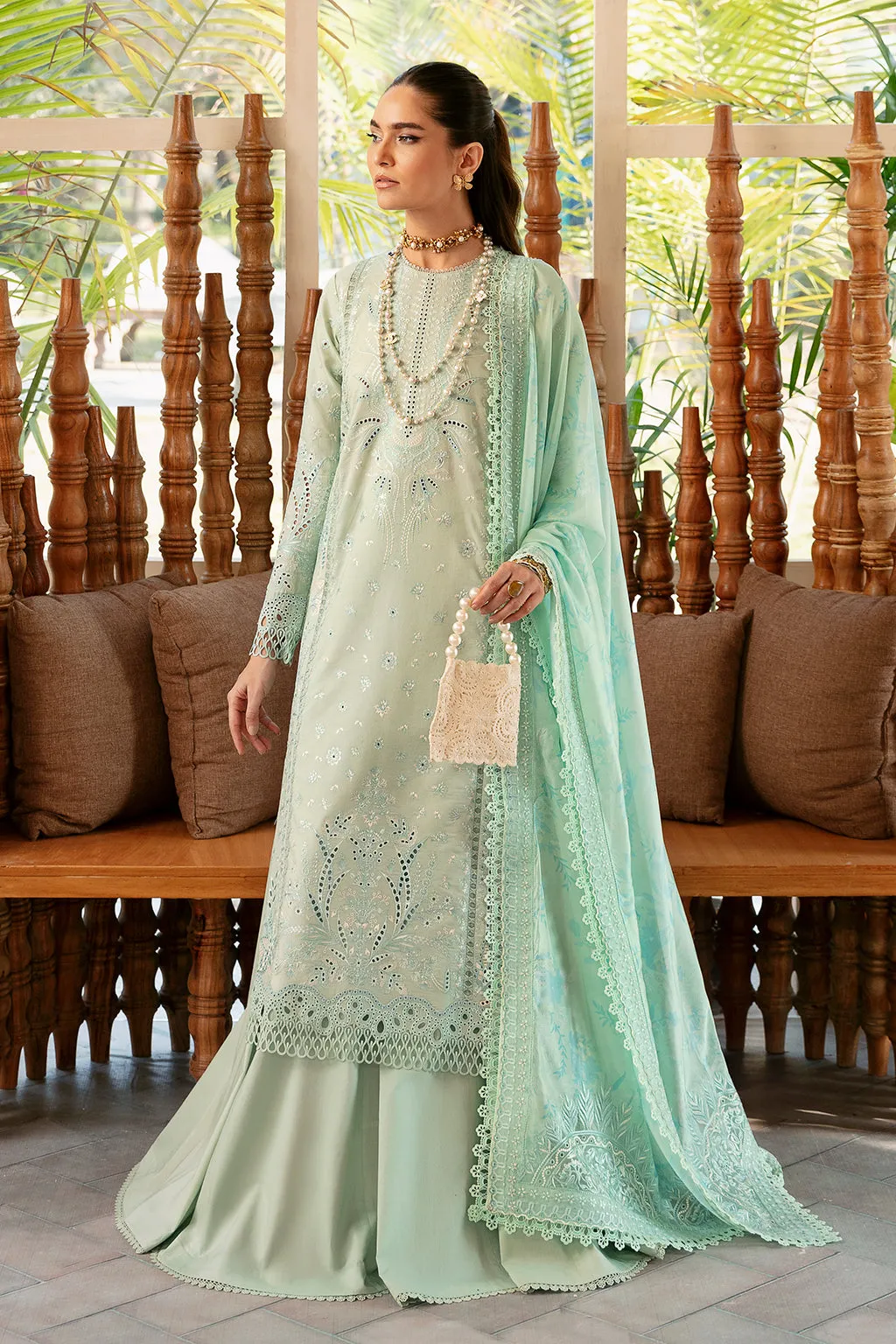 AFROZEH | CASCADE LUXURY LAWN 2024 | Willow