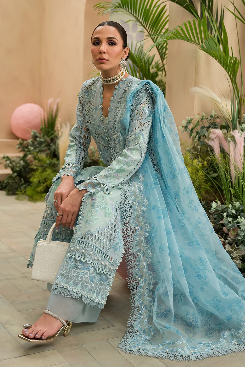 AFROZEH | The Painted Garden 2024 | Serene Sapphire