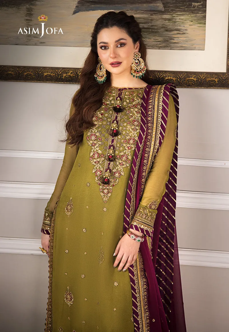 AJZS-06 | Asim Jofa Zari Sitara Luxury Eid Festive Collection 2023 | Unstitched Embrodried Suits