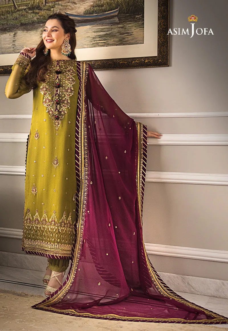 AJZS-06 | Asim Jofa Zari Sitara Luxury Eid Festive Collection 2023 | Unstitched Embrodried Suits