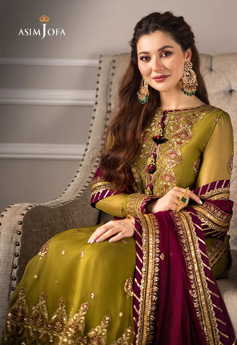 AJZS-06 | Asim Jofa Zari Sitara Luxury Eid Festive Collection 2023 | Unstitched Embrodried Suits