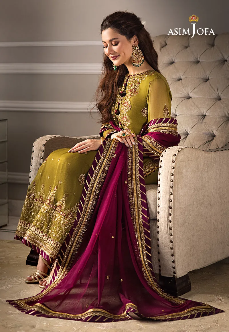 AJZS-06 | Asim Jofa Zari Sitara Luxury Eid Festive Collection 2023 | Unstitched Embrodried Suits