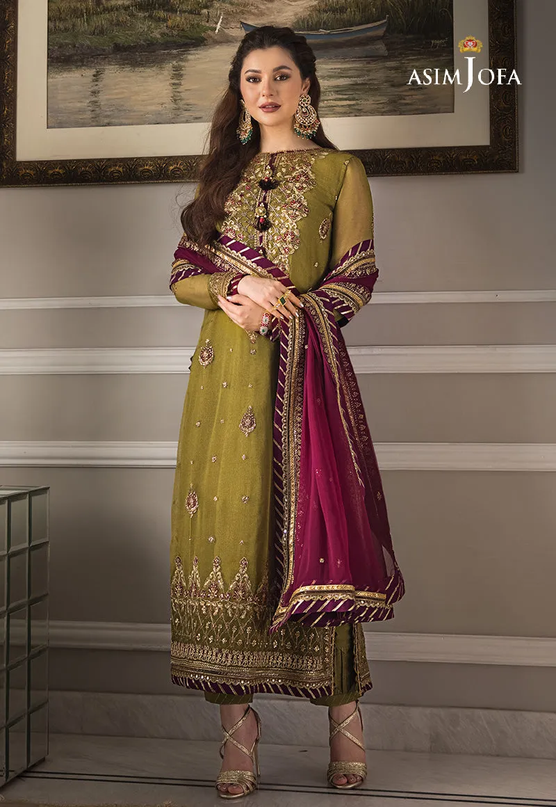 AJZS-06 | Asim Jofa Zari Sitara Luxury Eid Festive Collection 2023 | Unstitched Embrodried Suits
