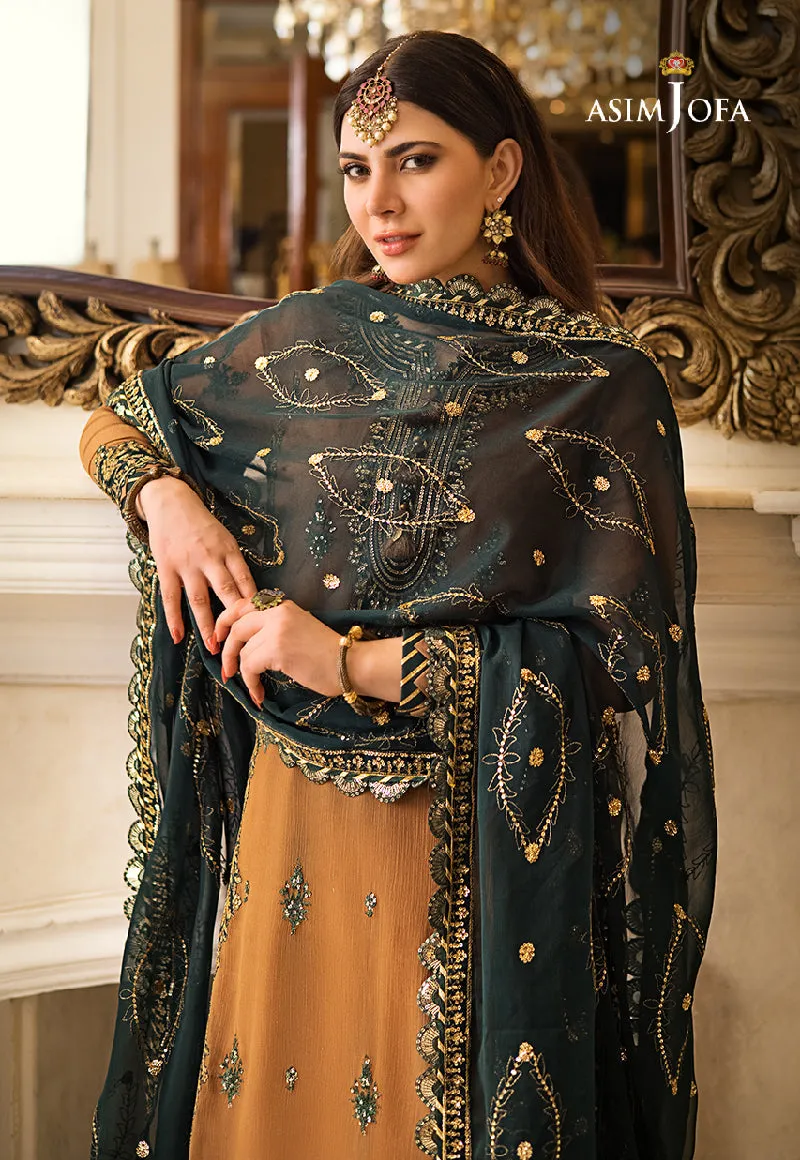 AJZS-09 | Asim Jofa Zari Sitara Luxury Eid Festive Collection 2023 | Unstitched Embrodried Suits