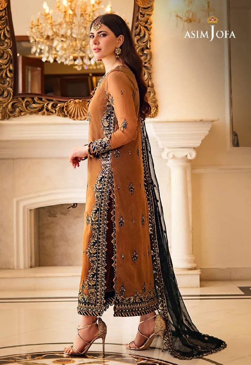 AJZS-09 | Asim Jofa Zari Sitara Luxury Eid Festive Collection 2023 | Unstitched Embrodried Suits