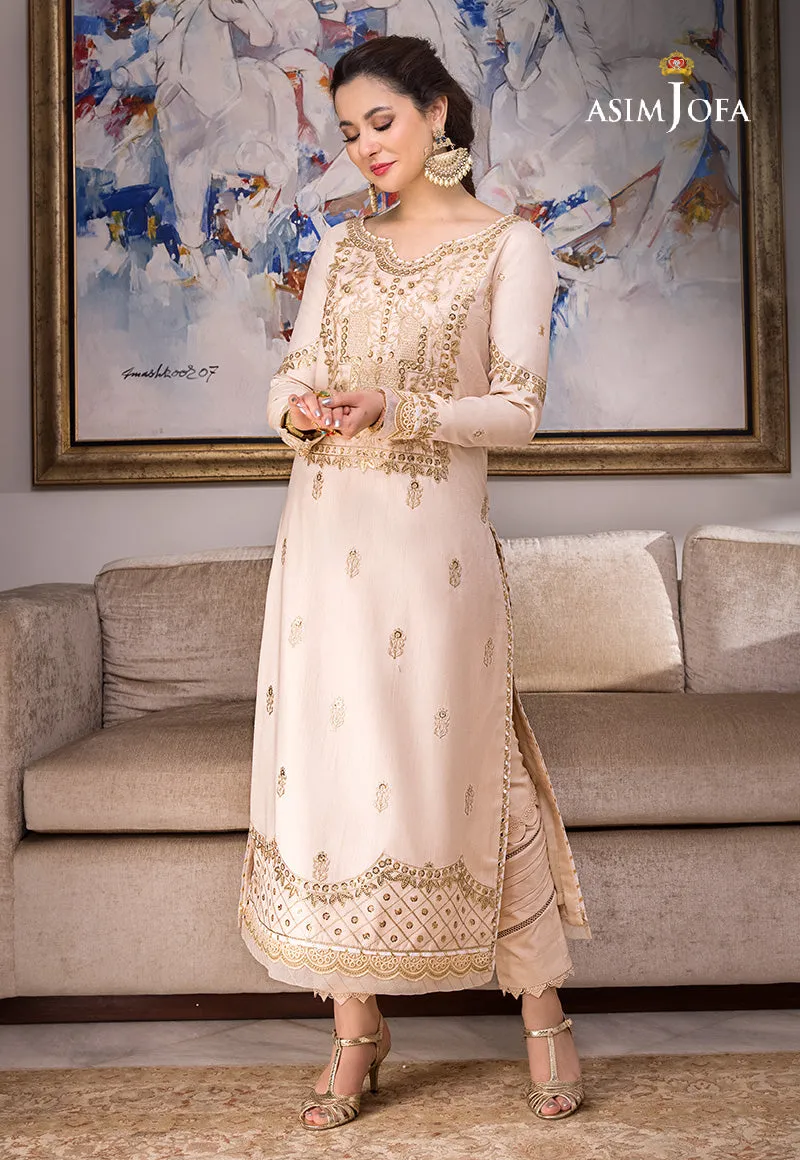 AJZS-15 | Asim Jofa Zari Sitara Luxury Eid Festive Collection 2023 | Unstitched Embrodried Suits