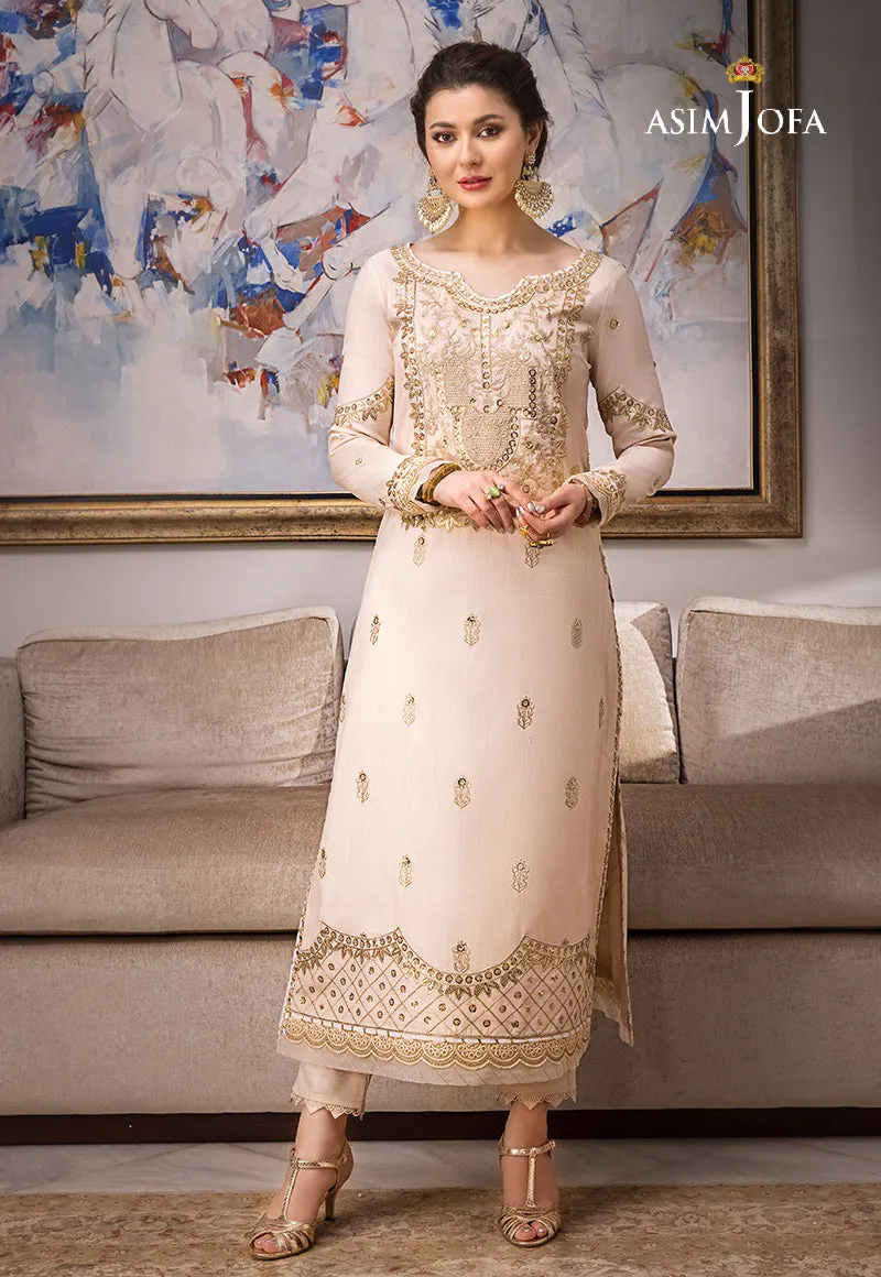 AJZS-15 | Asim Jofa Zari Sitara Luxury Eid Festive Collection 2023 | Unstitched Embrodried Suits