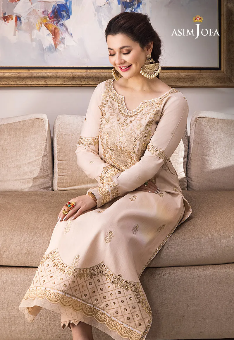 AJZS-15 | Asim Jofa Zari Sitara Luxury Eid Festive Collection 2023 | Unstitched Embrodried Suits