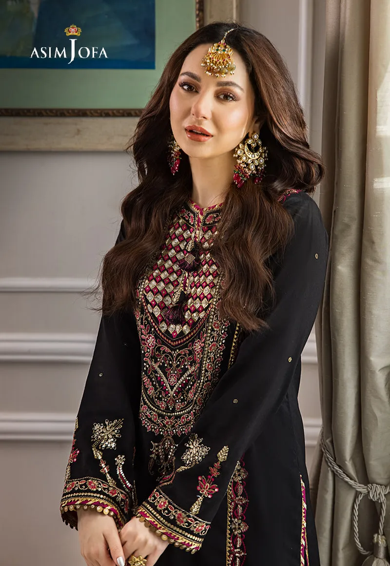 AJZS-25 | Asim Jofa Zari Sitara Luxury Eid Festive Collection 2023 | Unstitched Embrodried Suits