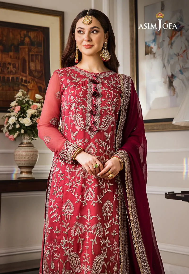 AJZS-28 | Asim Jofa Zari Sitara Luxury Eid Festive Collection 2023 | Unstitched Embrodried Suits