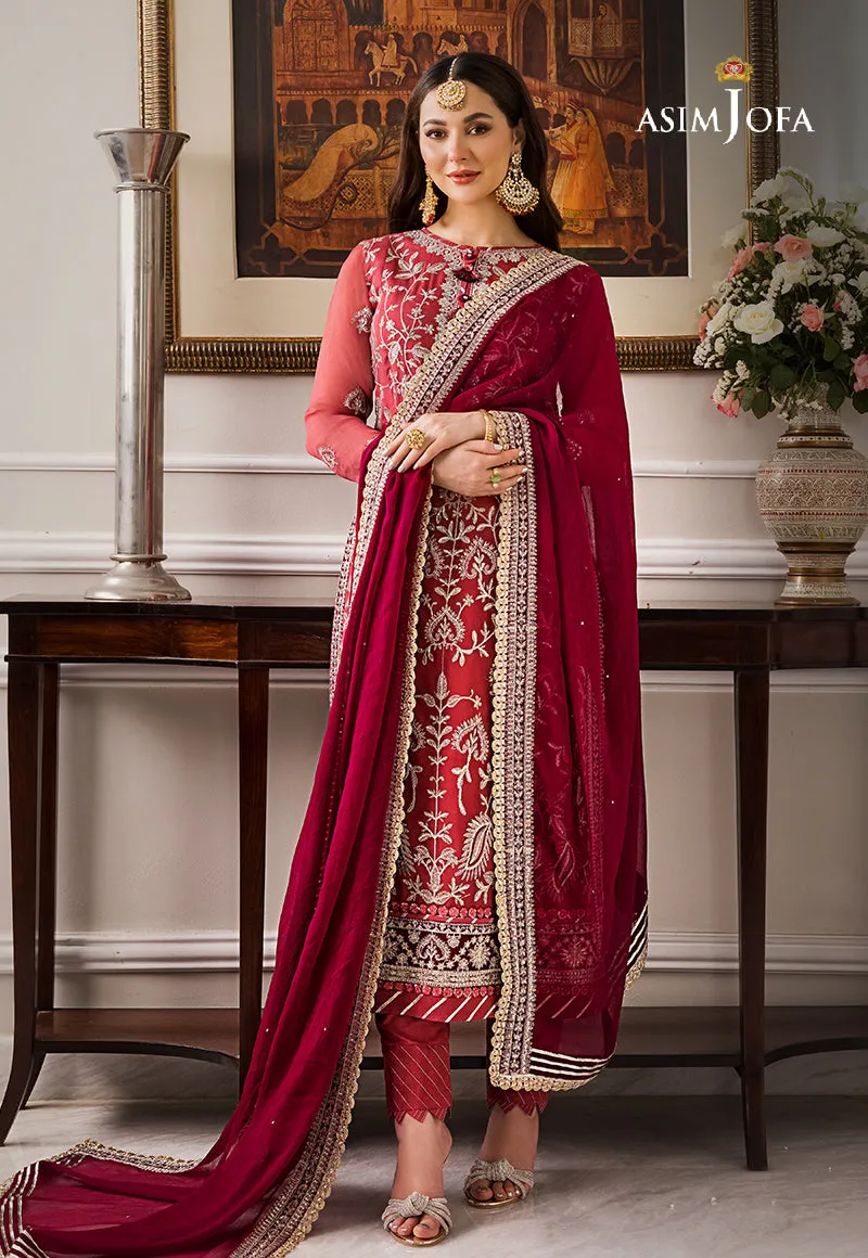 AJZS-28 | Asim Jofa Zari Sitara Luxury Eid Festive Collection 2023 | Unstitched Embrodried Suits