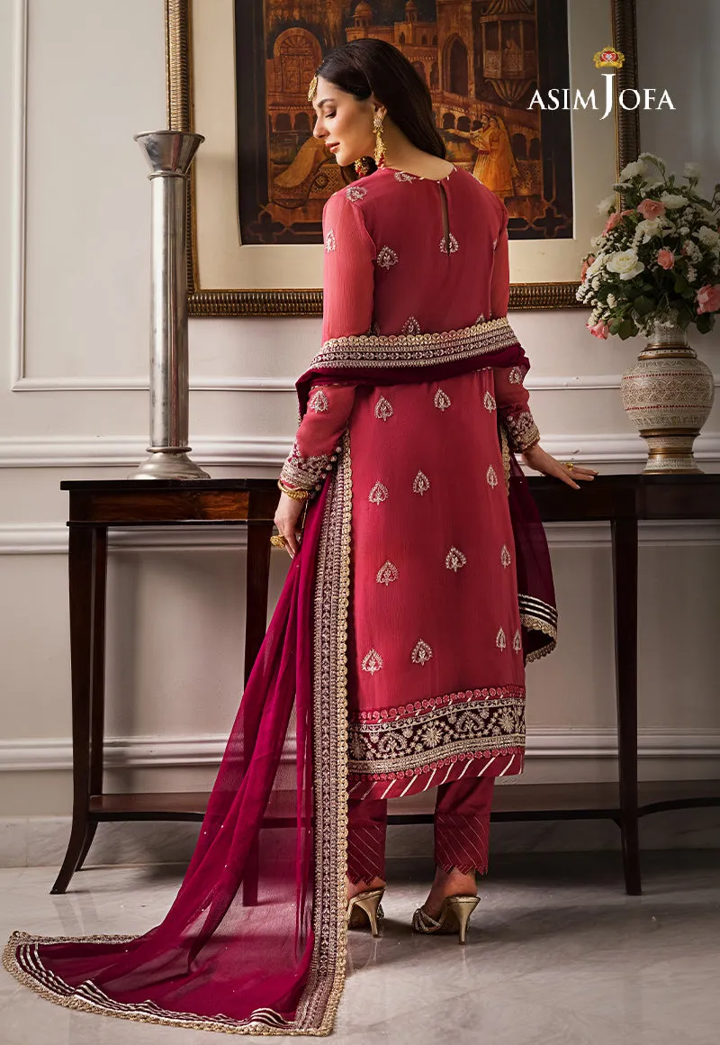 AJZS-28 | Asim Jofa Zari Sitara Luxury Eid Festive Collection 2023 | Unstitched Embrodried Suits