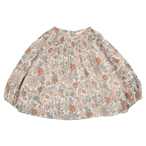Albane Lurex Indian Flower Baby Tunic