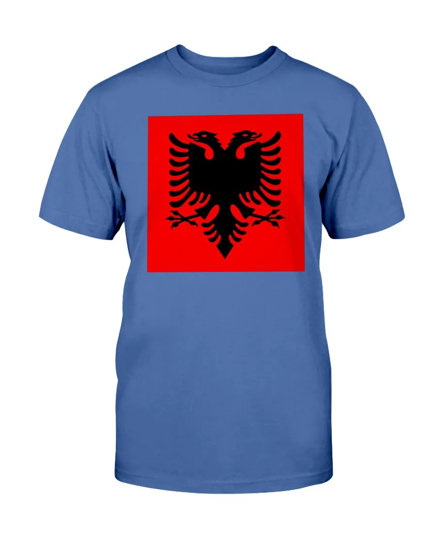 Albania Flag Gildan Cotton T-Shirt