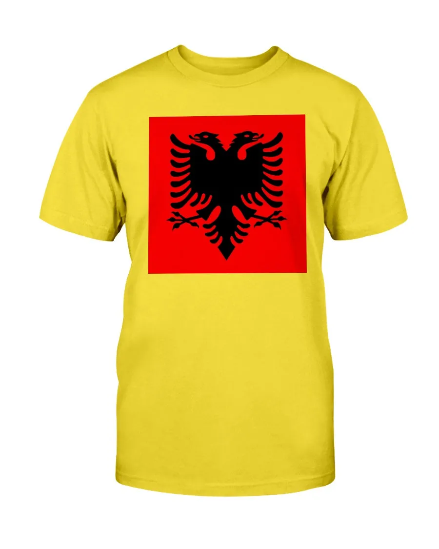 Albania Flag Gildan Cotton T-Shirt