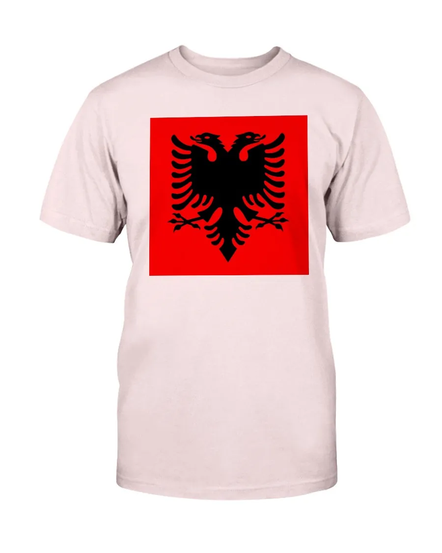 Albania Flag Gildan Cotton T-Shirt