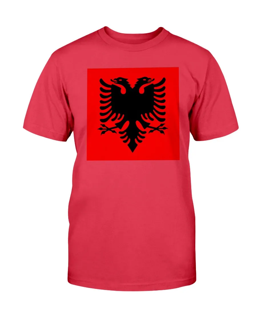 Albania Flag Gildan Cotton T-Shirt