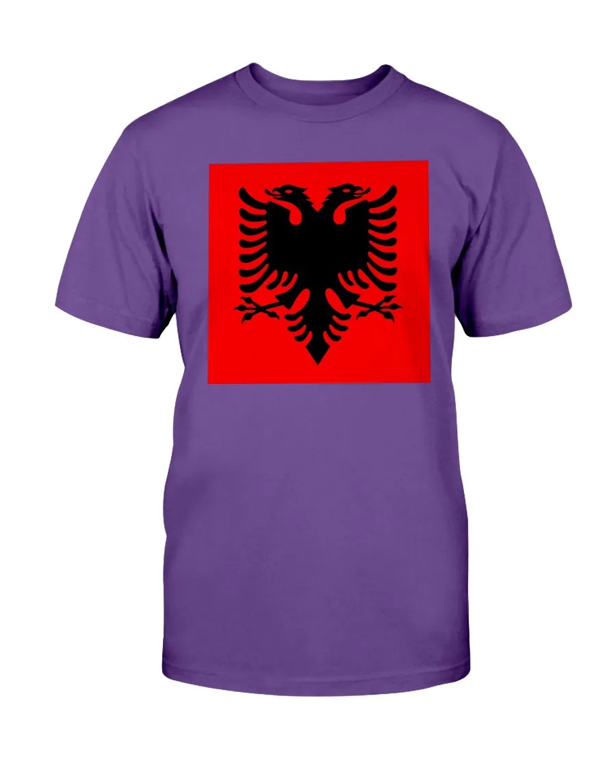 Albania Flag Gildan Cotton T-Shirt