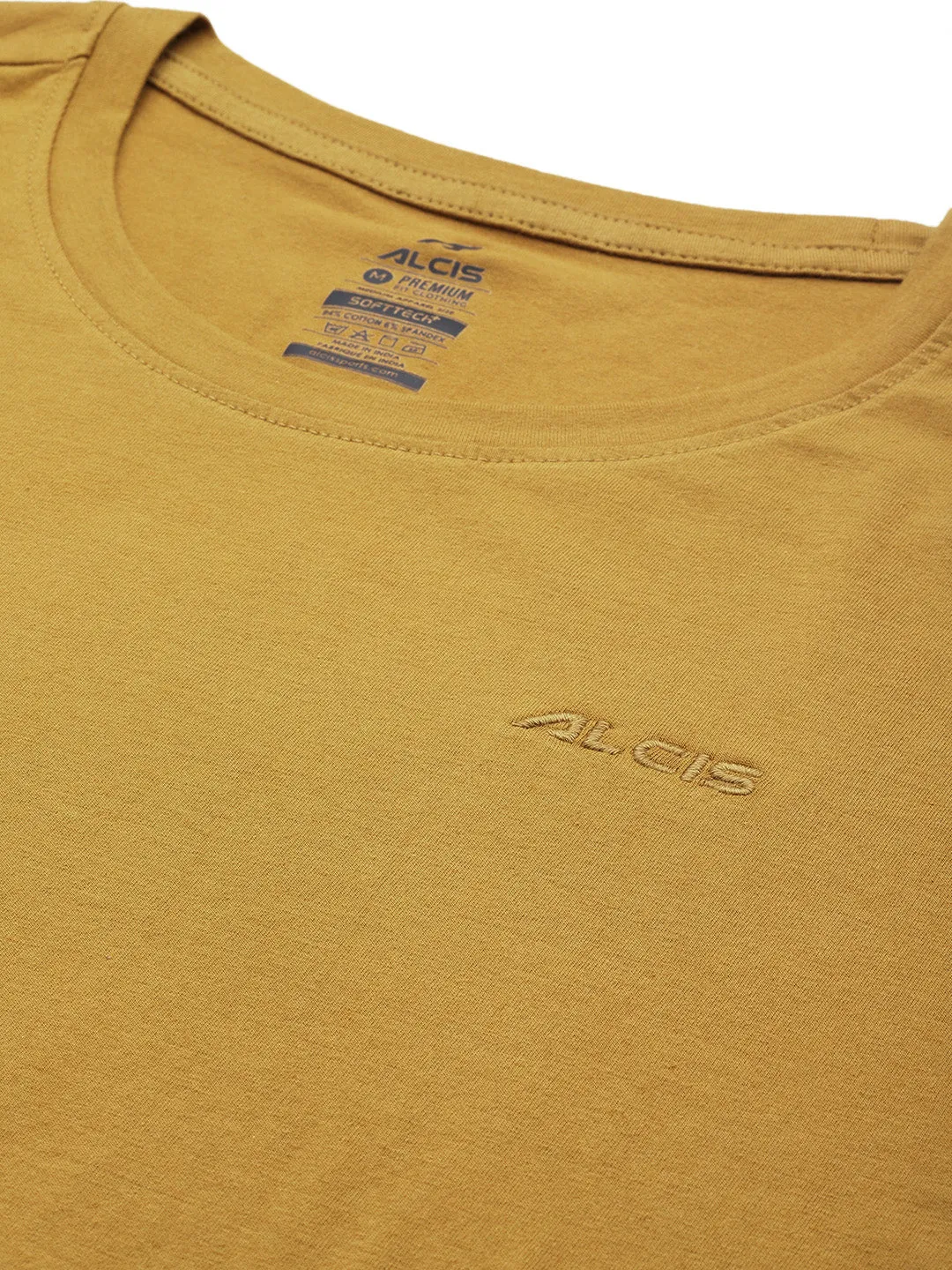 Alcis Men Solid Stretchex Slim Fit T-shirt