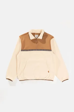 Alder Half Zip Pull Over Latte