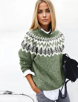 Aleah - Classic Long Sleeve Sweater