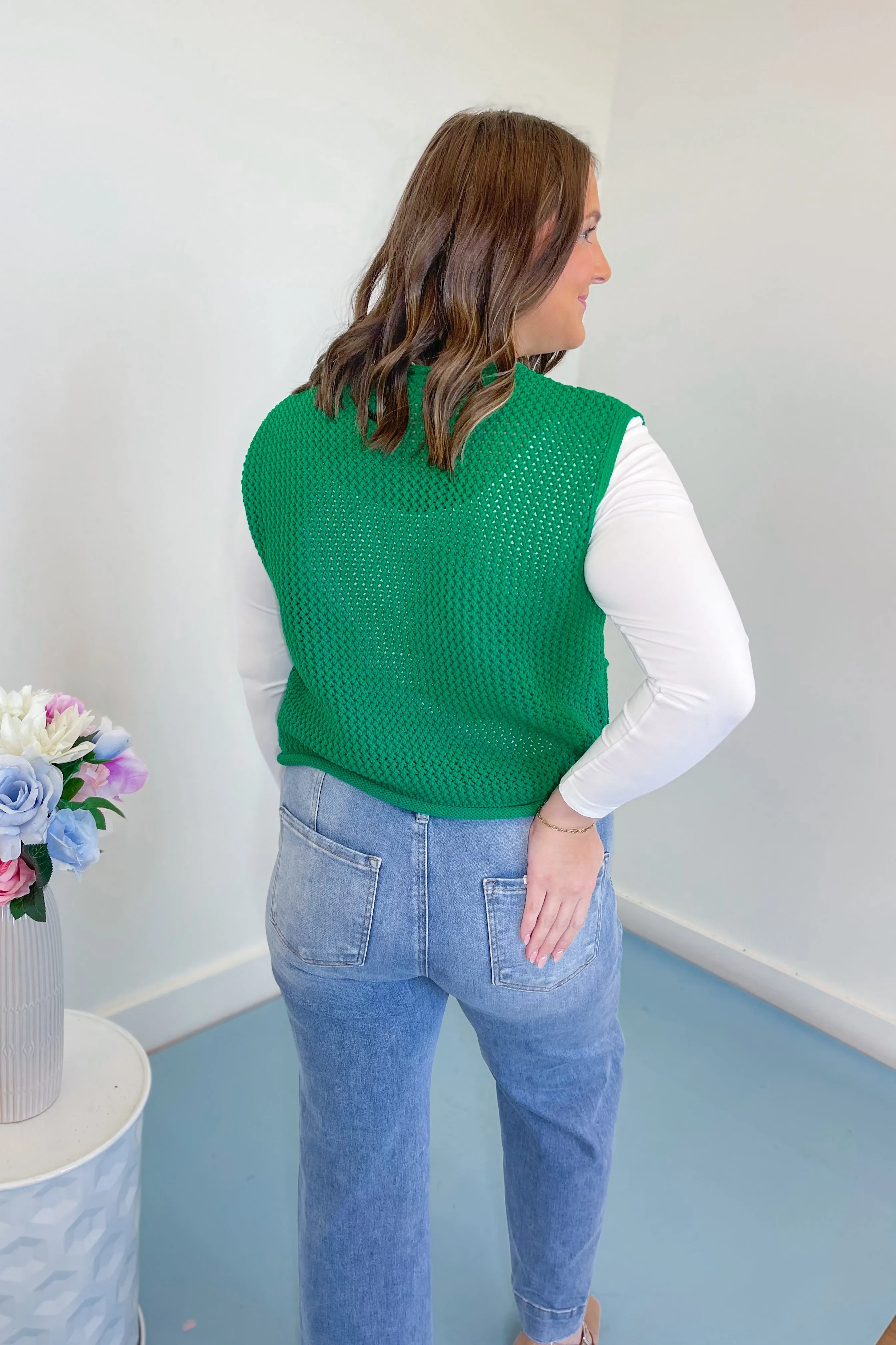 Alice Chunky Knit Sweater Vest Top *FINAL SALE*