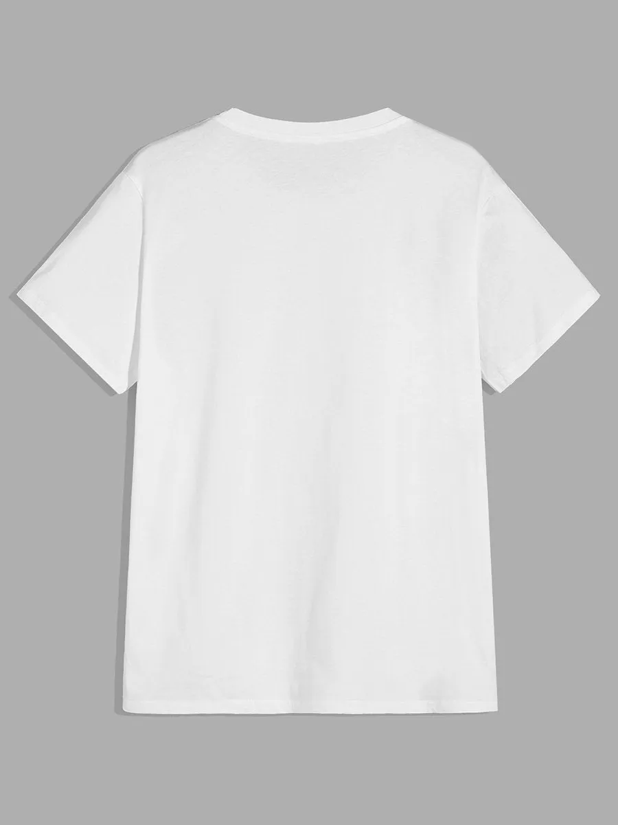 Alien Lying On The Moon Graphic Tee