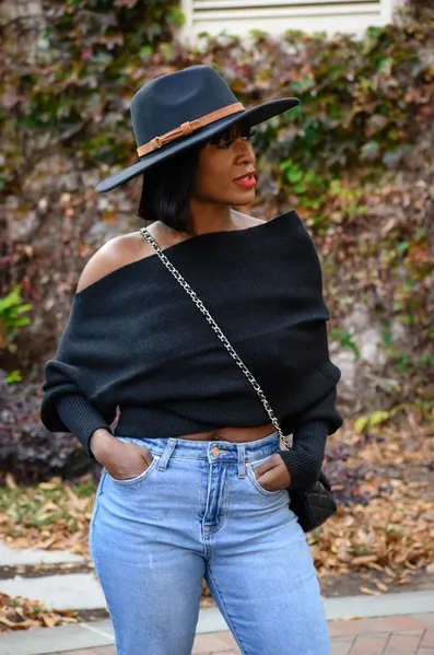 All Wrapped Up Sweater-Black