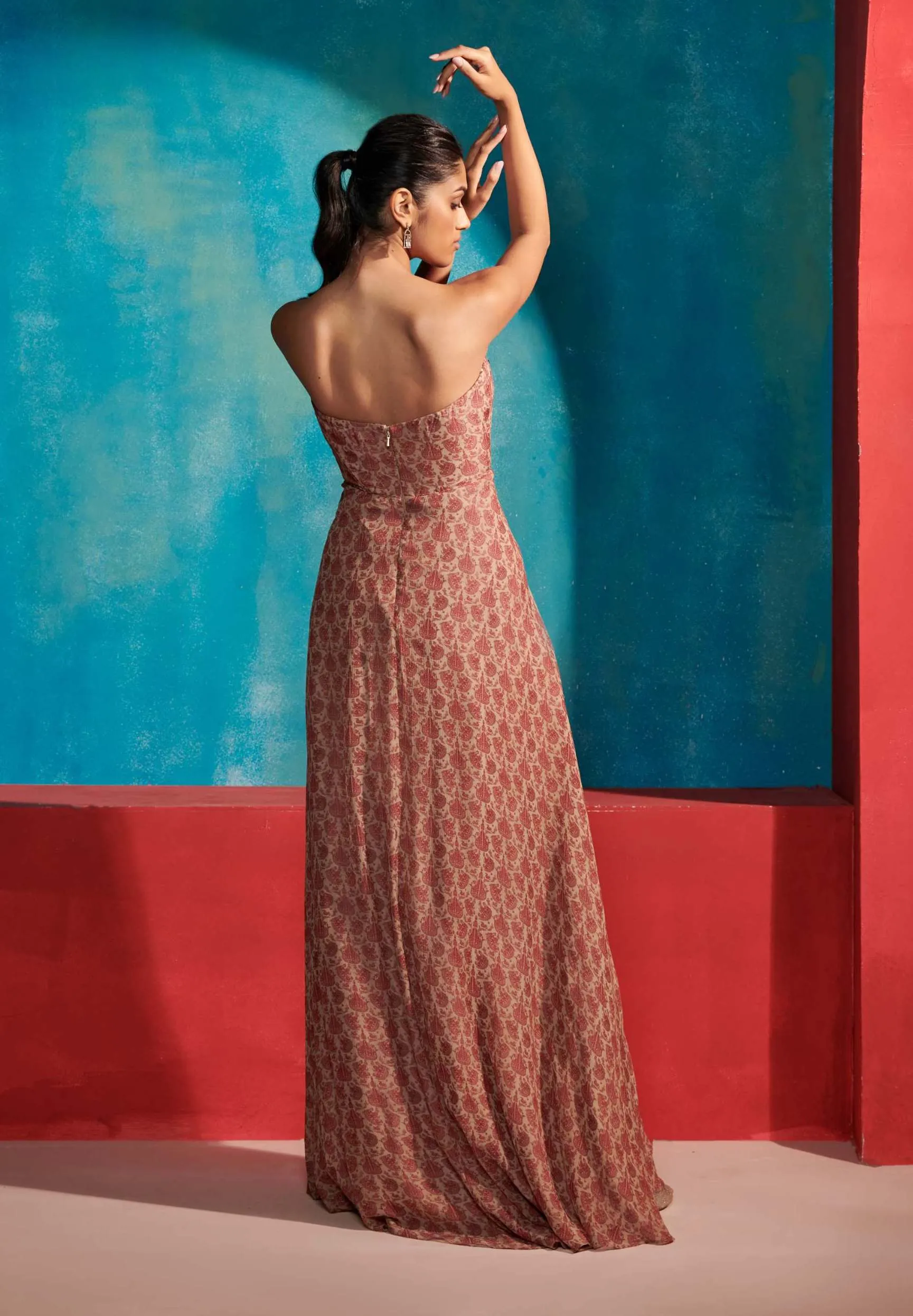 Allora bohemian printed dress