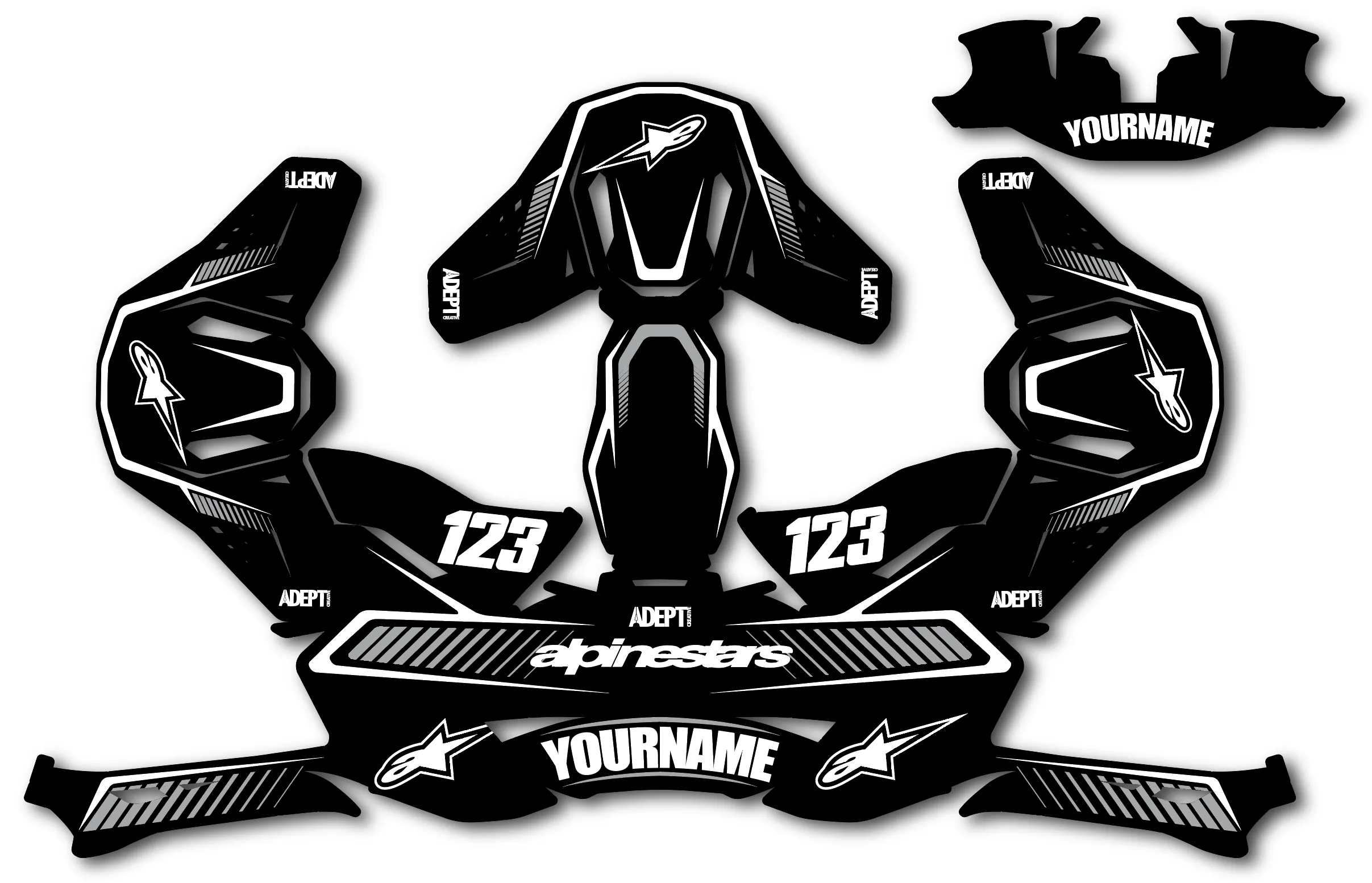 ALPINESTARS SM8   SM10 RACER WRAP