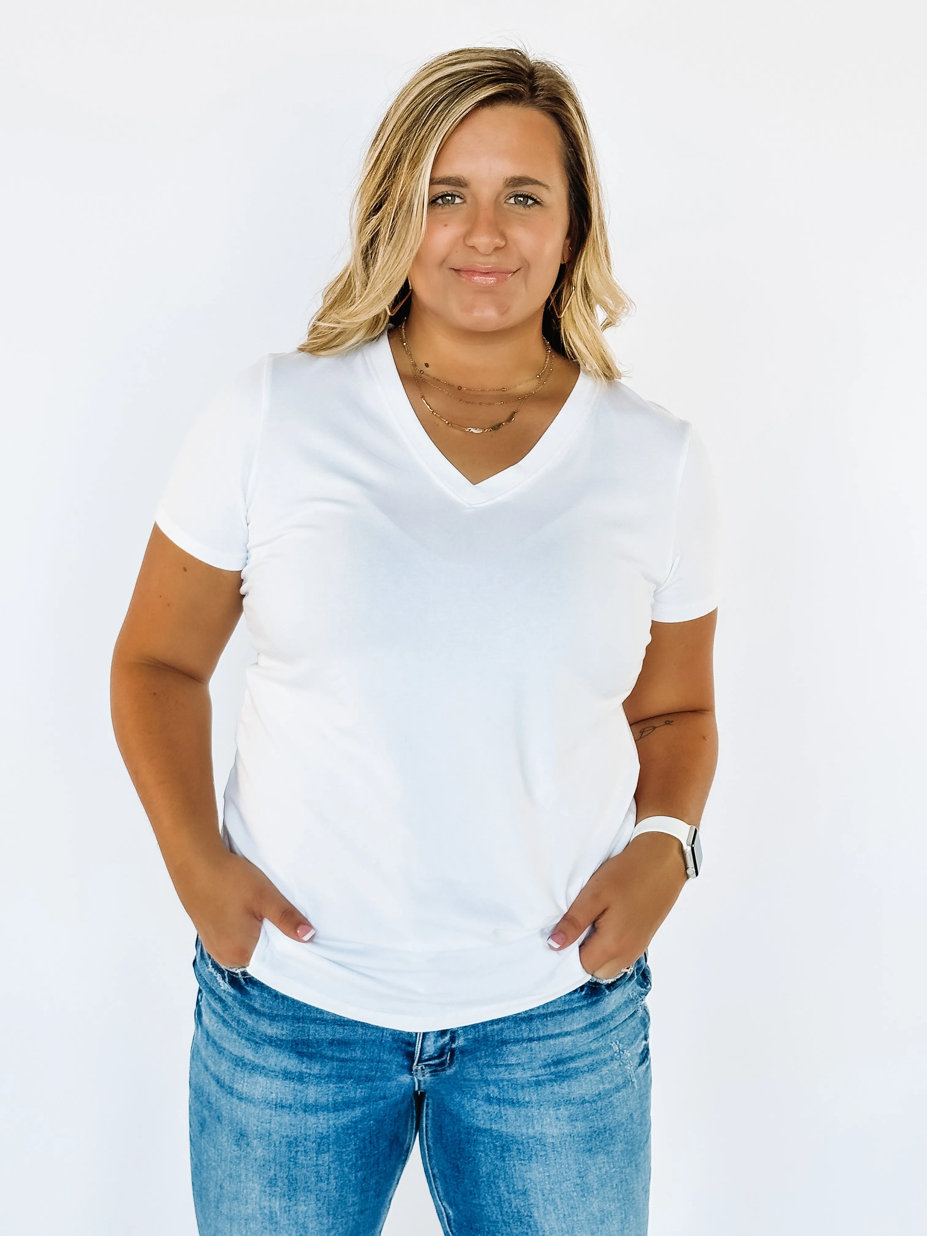 Always Comfy V-Neck Tee