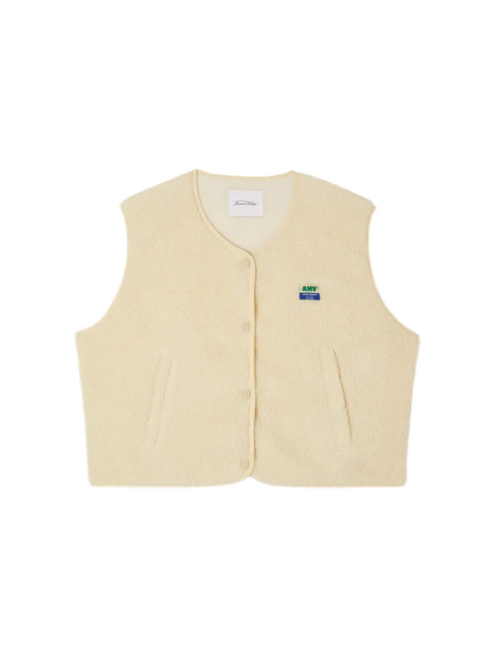 American Vintage Hok Town Vest in Ecru