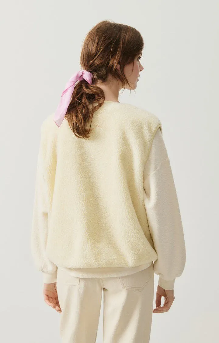 American Vintage Hok Town Vest in Ecru