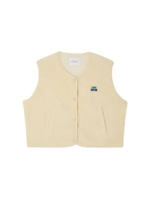 American Vintage Hok Town Vest in Ecru