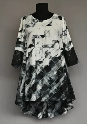 Amrich  Tunic Handwoven Handcrafted Shibori