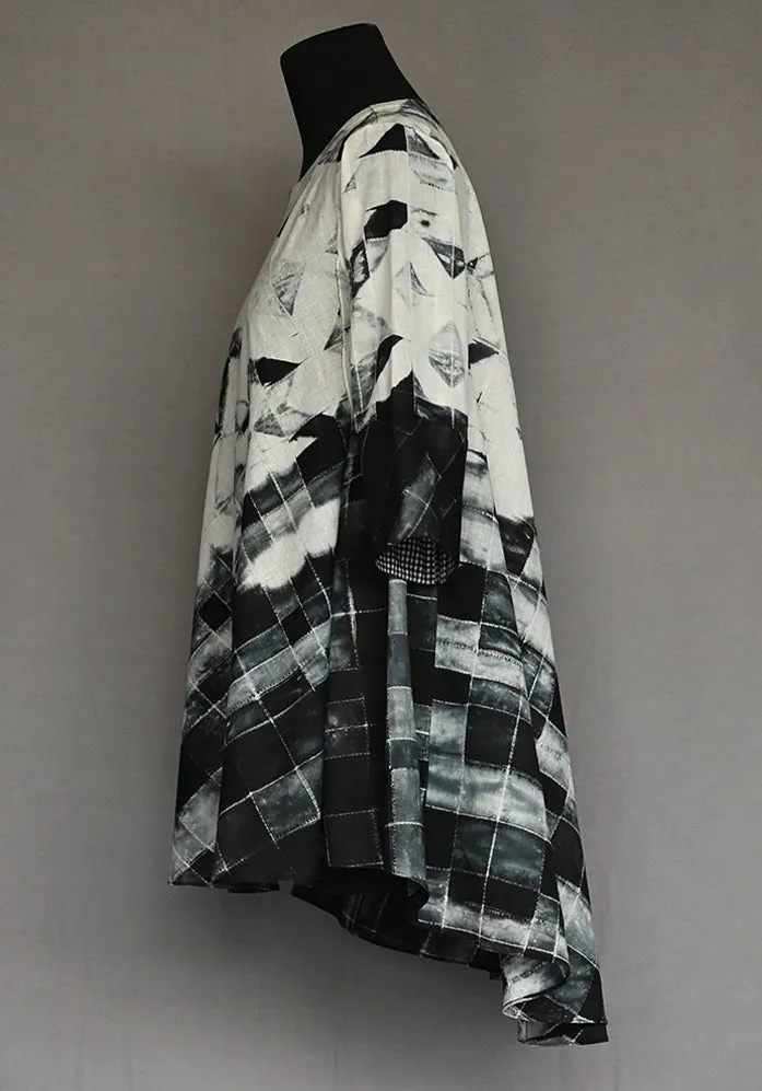 Amrich  Tunic Handwoven Handcrafted Shibori