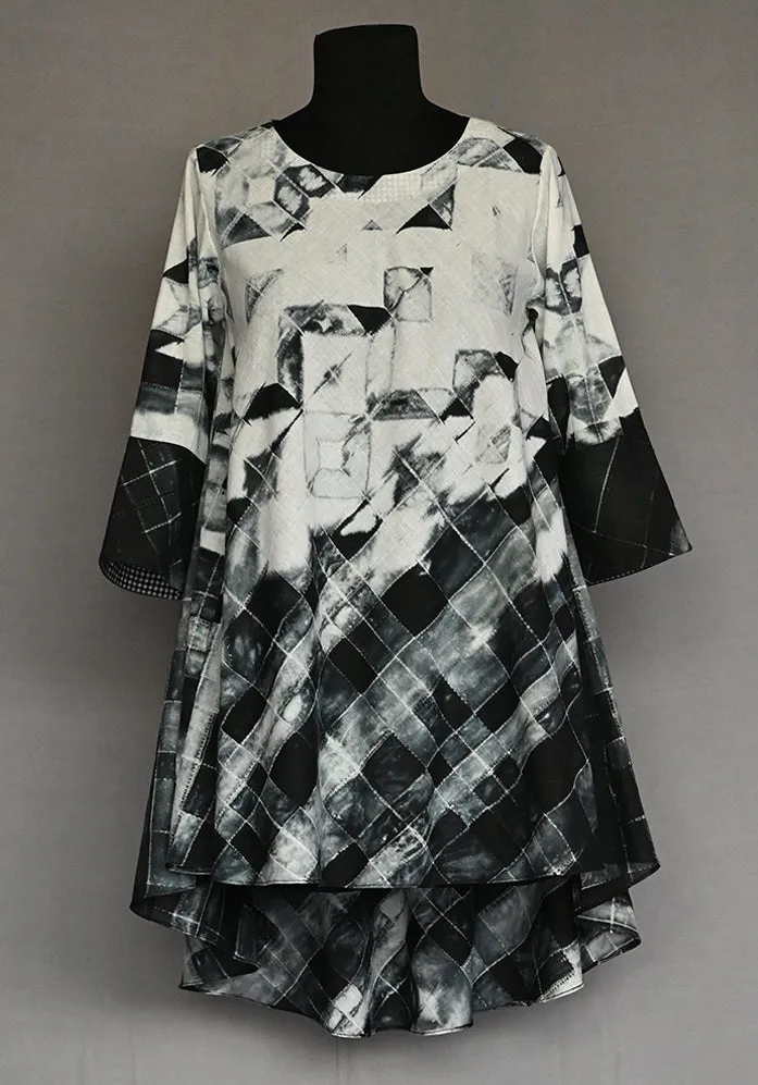 Amrich  Tunic Handwoven Handcrafted Shibori