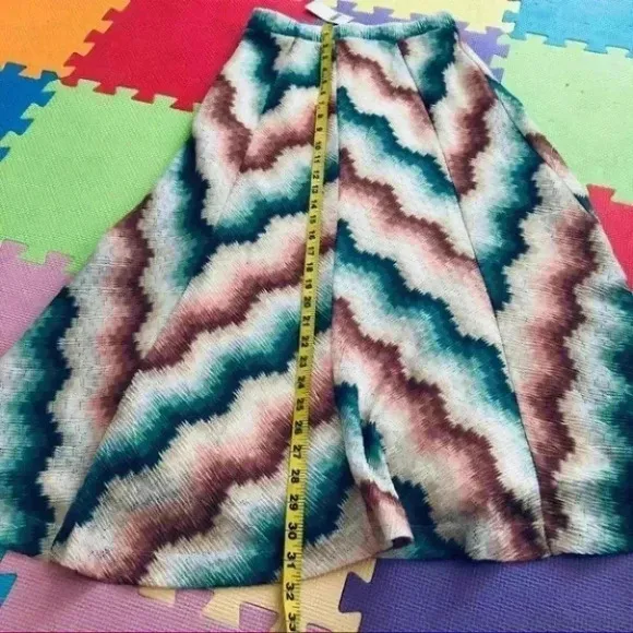 Anthropologie Maeve Maria Chevron Sweater Skirt Size XS