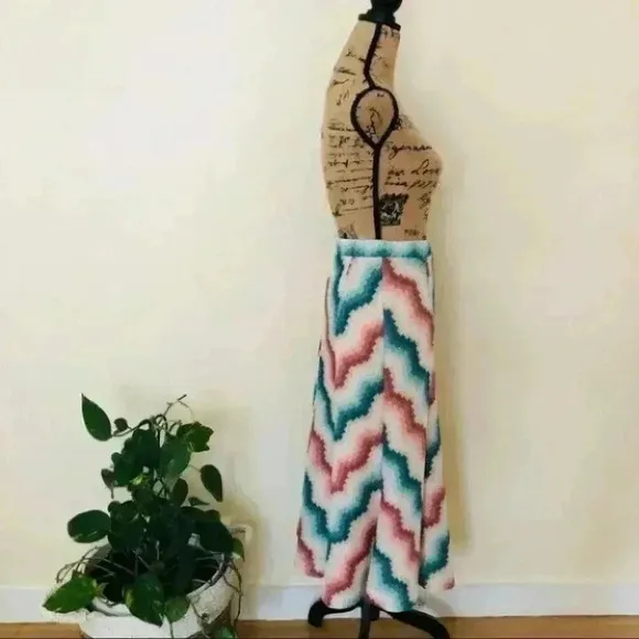Anthropologie Maeve Maria Chevron Sweater Skirt Size XS