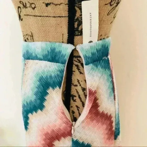 Anthropologie Maeve Maria Chevron Sweater Skirt Size XS