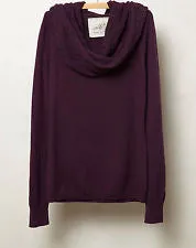 Anthropologie Plum Rosie Neira Jemima Cowl Neck Sweater Size M