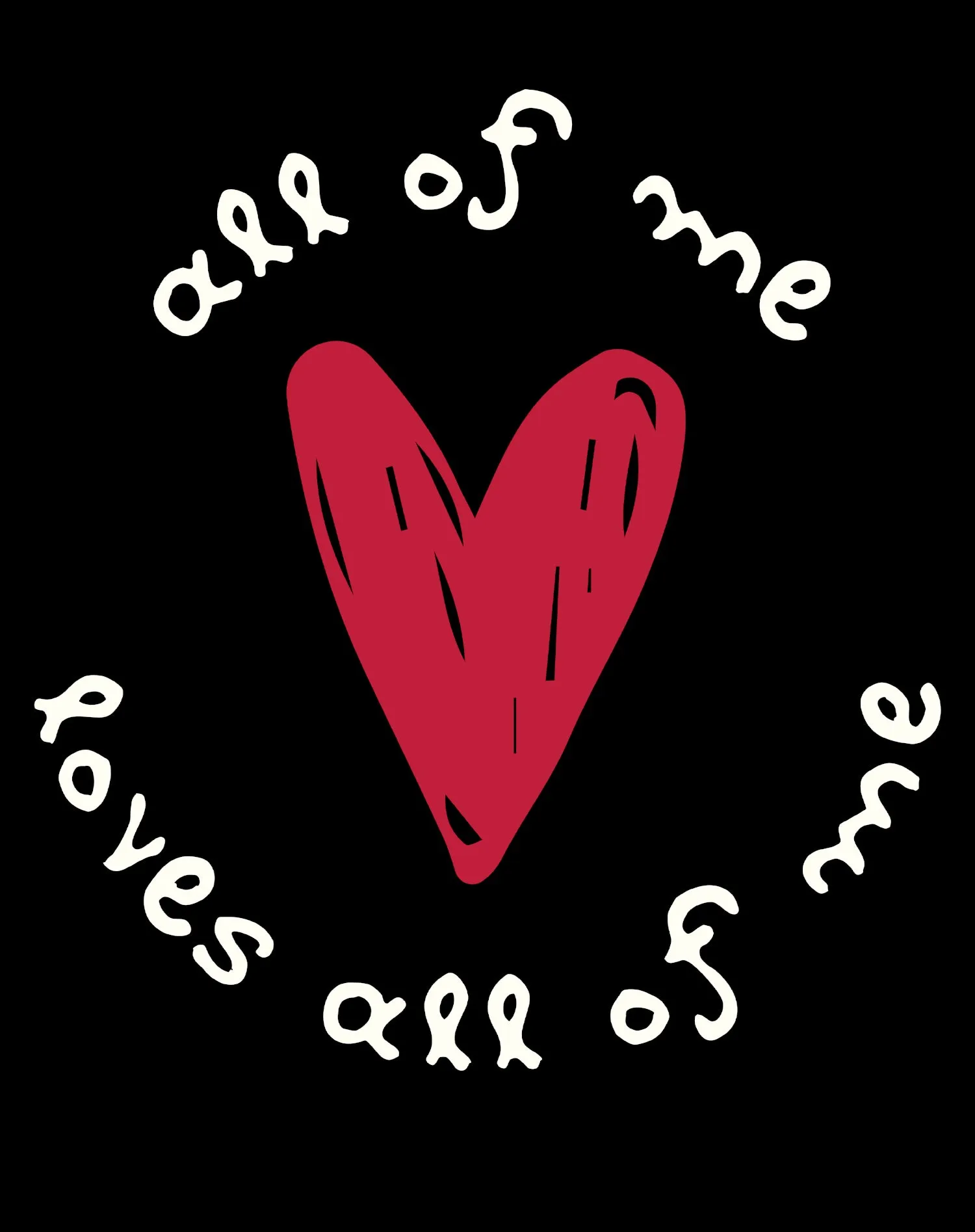 Anti Valentine All Of Me Women's T-shirt
