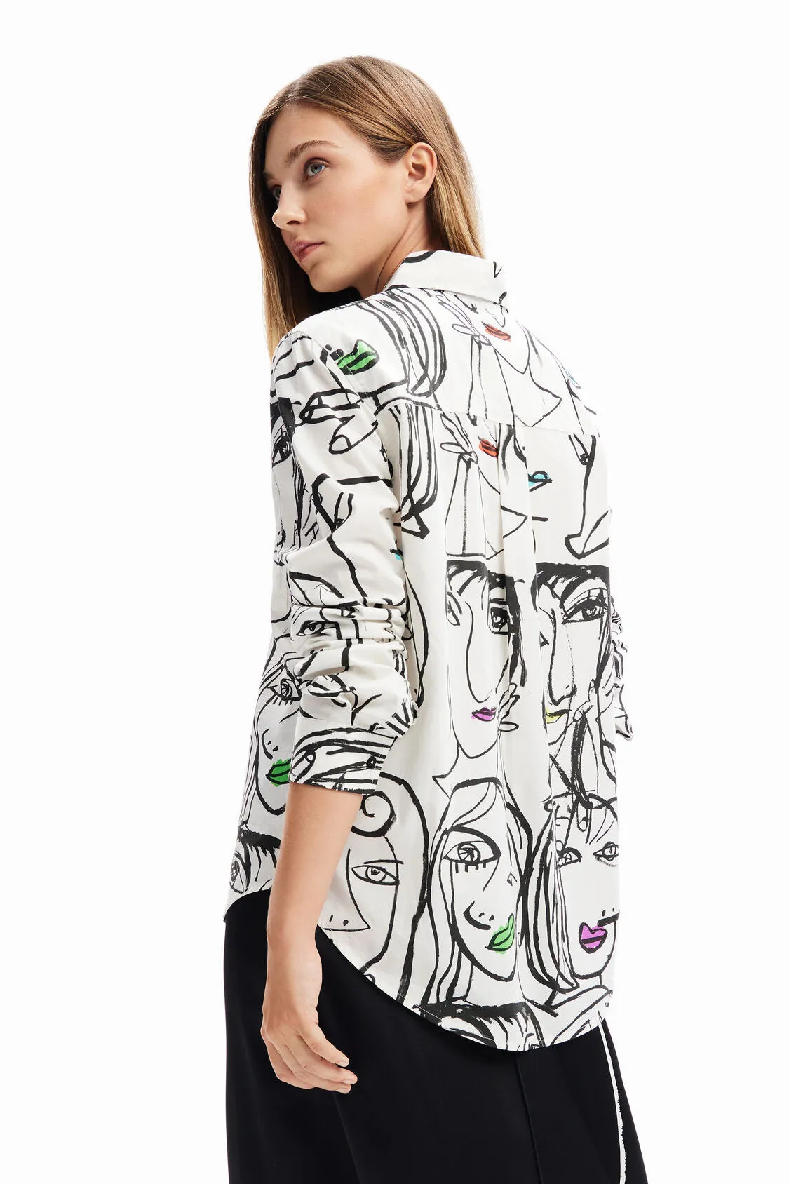 Arty faces shirt Desigual