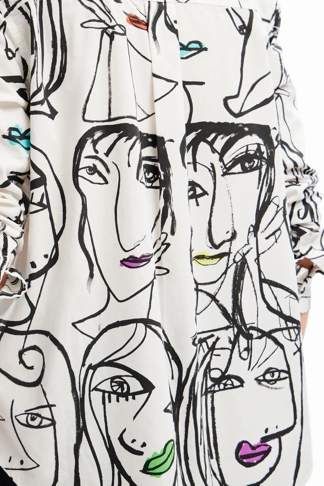 Arty faces shirt Desigual