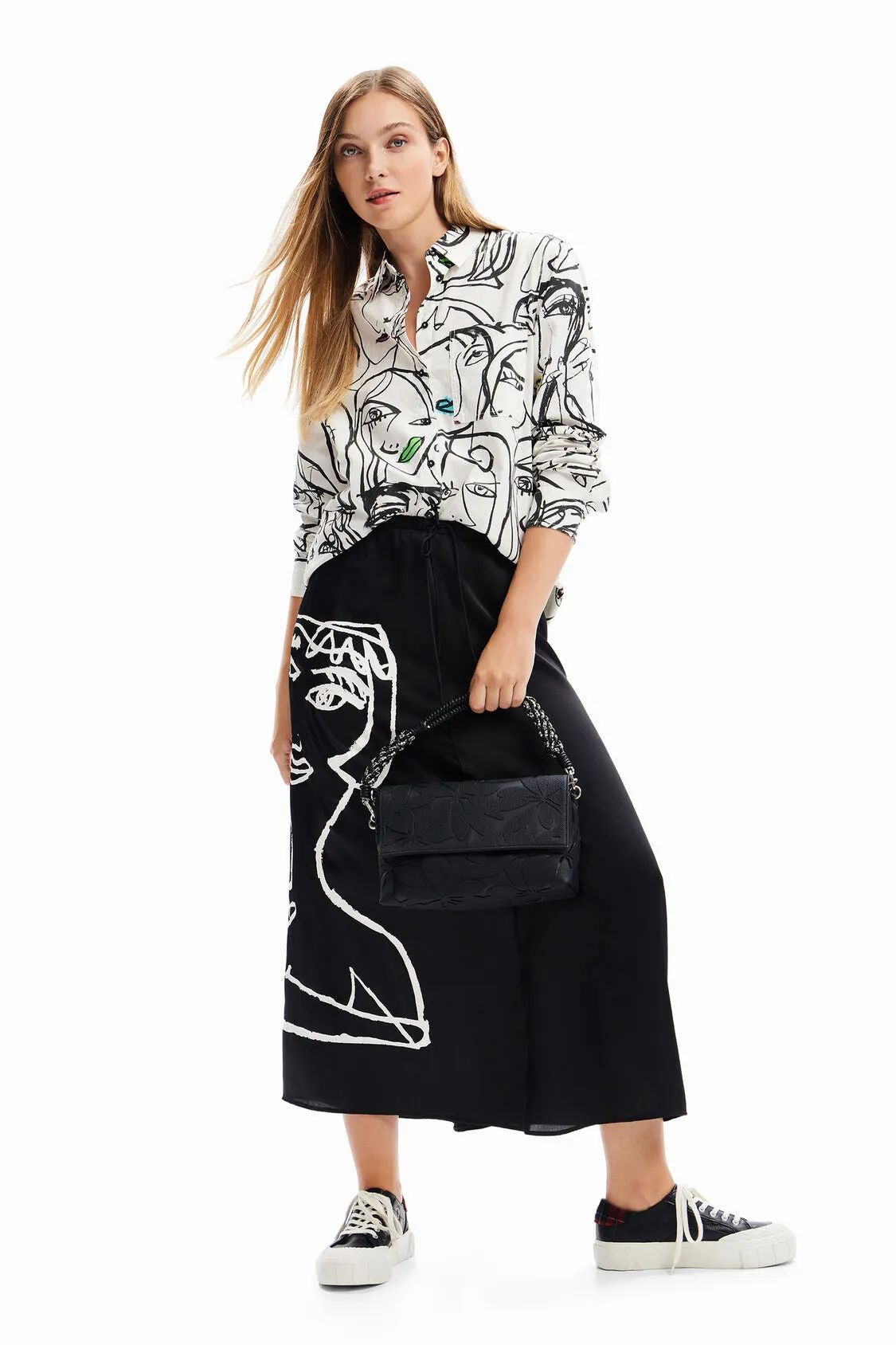 Arty faces shirt Desigual