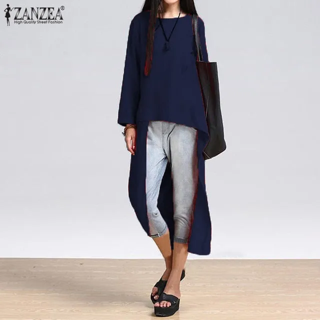 Asymmetrical Long Sleeve Top