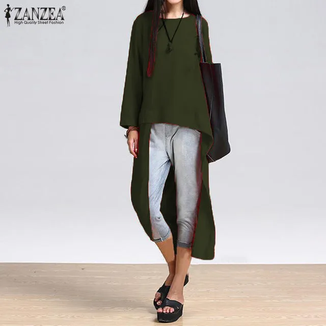 Asymmetrical Long Sleeve Top
