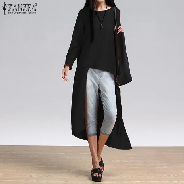 Asymmetrical Long Sleeve Top
