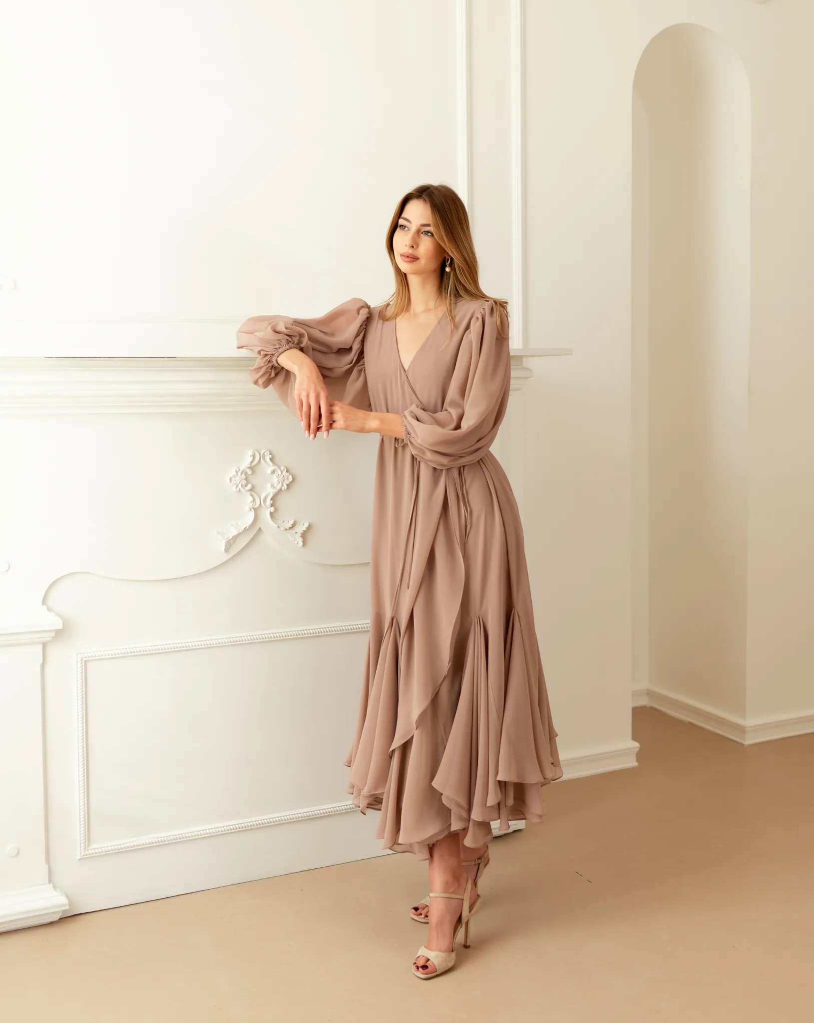 Aurora Long Sleeve Maxi Dress
