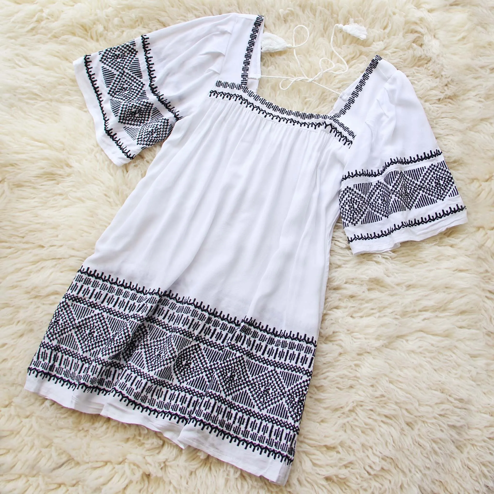 Austin Embroidered Tunic Dress